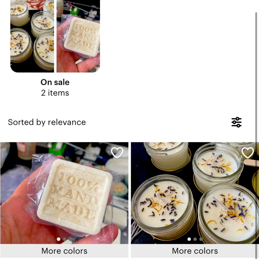 Oatmeal Hand Soap and or custom white candle (Lavender or by request)